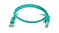 Patchcordy - Kabel krosowy patchcord U/utp kat.5e Cca zielony 0 - miniaturka - grafika 1