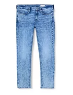 Spodenki męskie - s.Oliver Big Size Męskie spodnie dżinsowe, długie, niebieskie, 44/30, niebieski, 44W / 30L - miniaturka - grafika 1