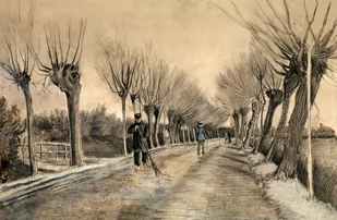 Plakat, Road in Etten, Vincent van Gogh, 42x29,7 cm - Plakaty - miniaturka - grafika 1