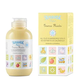 L'AMANDE - Mazidło dla niemowląt z witaminą E i olejkiem ze słodkich migdałów, krem nawilżający do ciała dla niemowląt, kojący dla dzieci, krem do ciała z kremem zmiękczającym nagietek wyprodukowany - Balsamy i oliwki dla dzieci - miniaturka - grafika 1