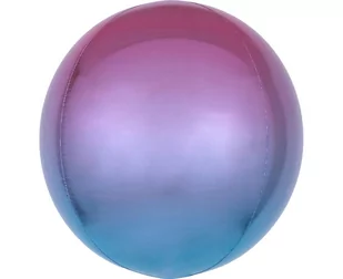 Amscan Balon foliowy "Kula Ombre", fioletowy, 16" ORB 3985201 - Balony i akcesoria - miniaturka - grafika 1