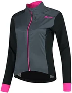Kurtki damskie - Damska Kurtka Rowerowa  Rogelli Winterjacket Contenta | Grey\Black\Pink - Rozmiar M - miniaturka - grafika 1