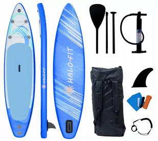 Deska SUP pompowana 335cm do plywania Halo-Fit SUP11 Blue + akcesoria - Deski SUP i akcesoria - miniaturka - grafika 1