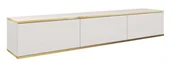Inne meble do salonu - Szafka Rtv Oro 175 Złoty / Biała - miniaturka - grafika 1