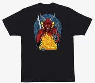 Koszulki męskie - t-shirt SANTA CRUZ STRANGER THINGS HELLFIRE PIT HEAVYWEIGHT T-SHIRT BLACK - miniaturka - grafika 1