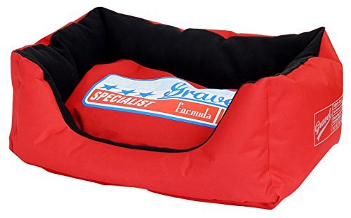 Wouapy 300231Rge Hundesofa Gravel, Rot, 75 X 50 X 35 Cm