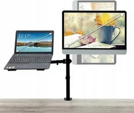 Uchwyty i mocowania do anten satelitarnych - UCHWYT TV BIURKOWY 40cm ŁAMANY+PÓŁKA - miniaturka - grafika 1