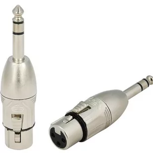 Redukcja adapter przejściówka XLR damski Jack 6,3mm RA3XFJM Roxtone - Kable - miniaturka - grafika 1