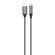 Kable USB - Kabel USB - USB Typ-C HAVIT H693 3A 1 m Szary - miniaturka - grafika 1