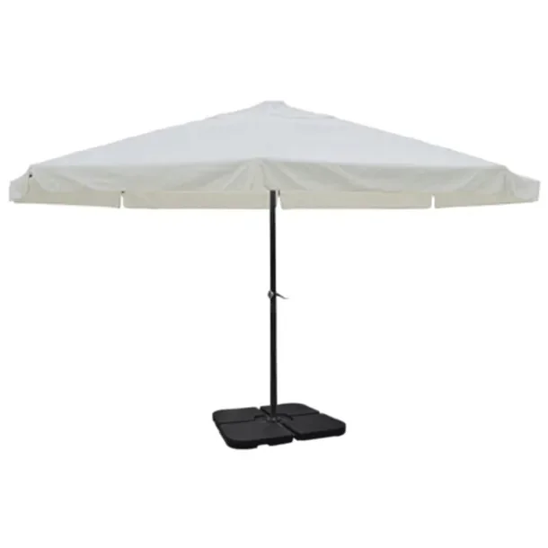 Parasol ogrodowy 3,25m x 5m, biały, aluminiowa rama