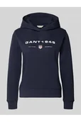 Bluzy damskie - Bluza o kroju regular fit z kapturem i nadrukiem z logo - Gant - miniaturka - grafika 1