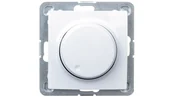 Akcesoria do oświetlenia - IMPRESJA Ściemniacz przyciskowo-obrotowy /żarowy i halogenowy/ biały ŁP-8Y/m/00 - miniaturka - grafika 1