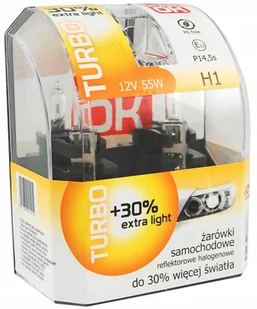 car ok H1 12V TURBO+30% kpl 2szt.(*5)OK. - Żarówki samochodowe - miniaturka - grafika 1