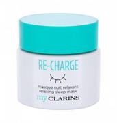 Maseczki do twarzy - Clarins Re-Charge Relaxing Sleep Mask maseczka do twarzy 50 ml - miniaturka - grafika 1