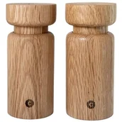Pojemniki na przyprawy - Zestaw 2 Młynków Do Przypraw 13 Cm (Dąb) Helsinki Crush Grind - miniaturka - grafika 1