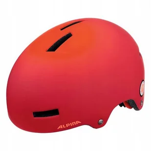 Kask Rowerowy Alpina Airtime Roz. M 52-57 CM Czerwony Red Spot - Kaski rowerowe - miniaturka - grafika 1