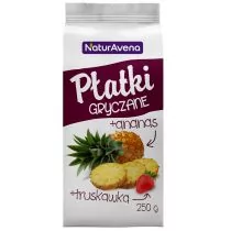 NaturAvena PŁATKI GRYCZANE Z ANANASEM 250G - Zdrowa żywność - miniaturka - grafika 1