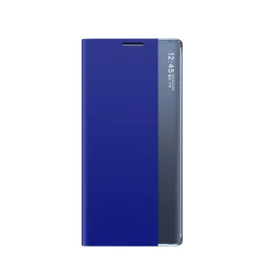 Etui New Sleep View Case z klapką i podstawką na Samsung Galaxy A55 - niebieskie - Etui i futerały do telefonów - miniaturka - grafika 1