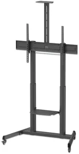 Manhattan TV-Wagen 60-120" 120kg werkzeuglos höhenverstell Speditionsversand - Uchwyty do telewizora - miniaturka - grafika 1
