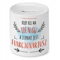 Skarbonki - Dla Policjantki Skarbonka na Urodziny na Prezent z Nadrukiem ze Zdjęciem + Opakowanie na prezent (wzór 01) - miniaturka - grafika 1