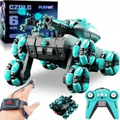 Zabawki zdalnie sterowane - Czołg Samochód Zdalnie Sterowany Z Armatą Na Żelowe Kulki 6x6 Pilot I Gesty - miniaturka - grafika 1