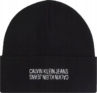 CALVIN KLEIN CZAPKA ZIMOWA CK UNIWERSALNA ZIMA CKJ - Czapki damskie - miniaturka - grafika 1