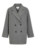 Kurtki damskie - Vila Płaszcz przejściowy w kolorze szarym - miniaturka - grafika 1