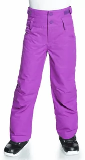 Odzież sportowa dziecięca - Roxy Spodnie narciarskie "Diversion Girl" w kolorze fioletowym - grafika 1