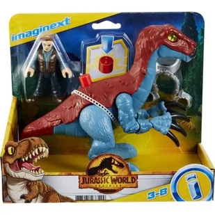 Fisher Price Imaginext Imaginext Jurassic World 3 Terizinozaur i Owen Zabawka dla dzieci GVV63 GVV63 - Figurki dla dzieci - miniaturka - grafika 2