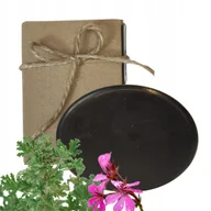 Mydła - Mydło węglowe z olejkami eterycznymi i masłem shea - Geranium - miniaturka - grafika 1