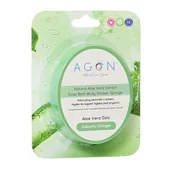 Kosmetyki do kąpieli - Agon Shower Sponge Aloe Vera 125g gąbka kąpielowa do ciała nasączona mydłem - miniaturka - grafika 1