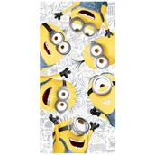 Okrycia kąpielowe dla dzieci - Ręcznik kąpielowy Minionki 2 Friends, 70 x 140 cm - miniaturka - grafika 1