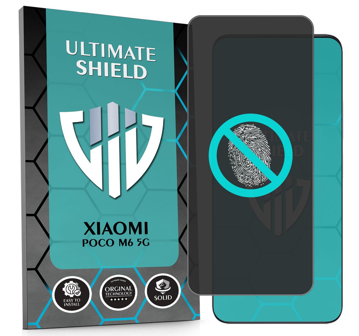 NAJLEPSZE SZKŁO 5D PEŁNE DO XIAOMI POCO M6 5G SZKIEŁKO NIETŁUKĄCE ORYGINAŁ