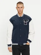Kurtki męskie - Tommy Jeans Kurtka bomber Colorblock Varsity DM0DM18702 Granatowy Regular Fit - miniaturka - grafika 1