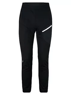 Spodnie damskie - Ziener Damskie spodnie softshellowe, długie bieganie, wiatroszczelne przód, elastyczna tylna strona w piaście czarny czarno-biały 36 214184 - grafika 1