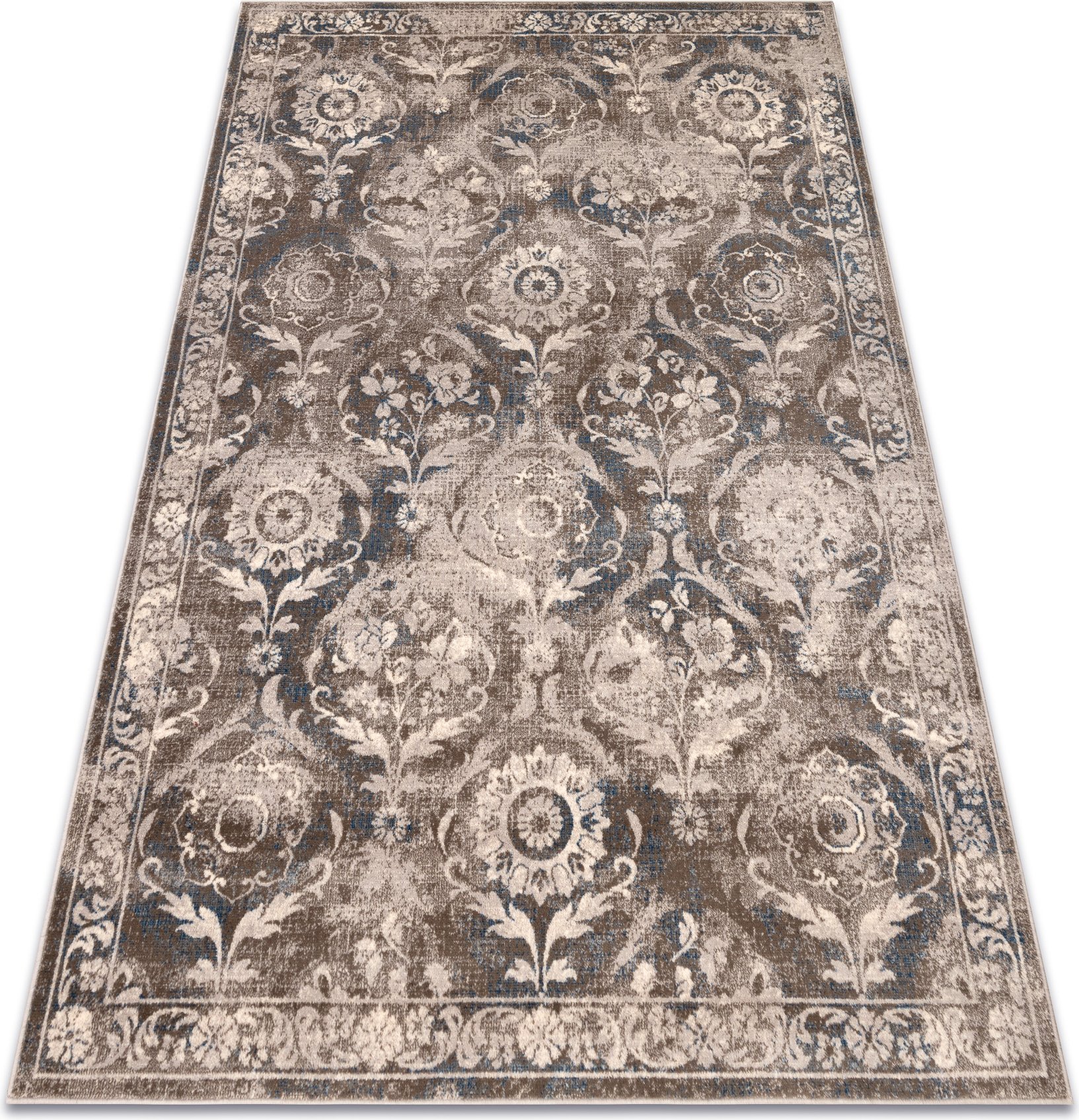 Dywan NAIN Ornament, vintage 7601/51625 beż / niebieski beżowy 80x150 cm