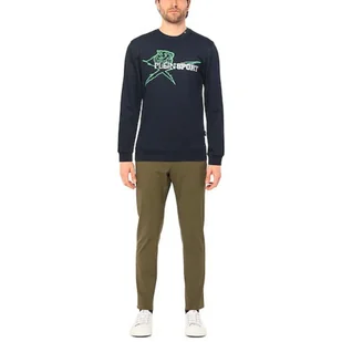Bluza męska Plein Sport Crew Neck Sweater granatowa klasyczna sportowa-L - Bluzy męskie - miniaturka - grafika 1