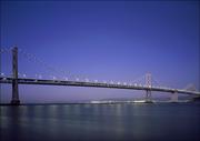 Plakaty - San Francisco Oakland Bay Bridge, Carol Highsmith - plakat 100x70 cm - miniaturka - grafika 1