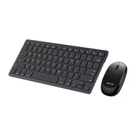 Zestawy myszka + klawiatura - Zestaw klawiatura + mysz Omoton KB066 Black (czarny) - miniaturka - grafika 1