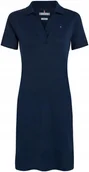 Sukienki - Sukienka damska mini TOMMY HILFIGER Slim Open NK Polo rozmiar L - Tommy Hilfiger - miniaturka - grafika 1