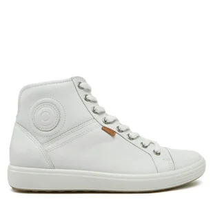 Sneakersy ECCO Soft 7 Ladies 430023 01007 Biały - Sneakersy damskie - miniaturka - grafika 1