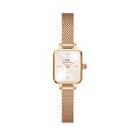 Zegarki damskie - Zegarek Daniel Wellington Quadro Mini DW00100651 Złoty - miniaturka - grafika 1