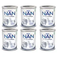 Mleko modyfikowane - Nestle Nan Optipro Plus 5 Produkt na bazie mleka dla małych dzieci po 2,5 roku życia zestaw 6 x 800 g - miniaturka - grafika 1