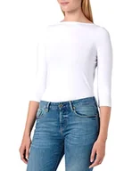 Bluzki damskie - VERO MODA Damska bluzka VMPANDA MODAL 3/4 TOP JRS NOOS, Bright White, L - miniaturka - grafika 1