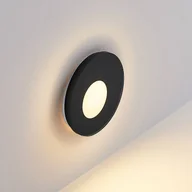 Oprawy, klosze i abażury - Molto Luce Oprawa wpuszczana LED Wall 68R Glass RD, czarny, aluminium, CCT - miniaturka - grafika 1