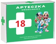 Zestawy upominkowe - Pudełko Prezentowe 18 Urodziny Apteczka Ratunkowa - miniaturka - grafika 1
