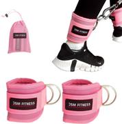 Atlasy do ćwiczeń - Pink ankle cuffs (Uchwyty na kostki różowe) - miniaturka - grafika 1