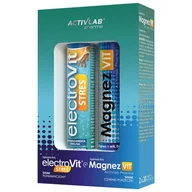 Układ pokarmowy - Elektrolity ACTIVLAB Stres Pomarańczowy + Magnez Czarna porzeczka (2 x 20 tabletek) - miniaturka - grafika 1
