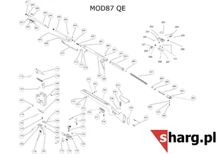 Śruba mocująca kabłąk przednia Hatsan MOD 33 - 155, Dominator 200, Striker, Proxima (777) - Osprzęt do wiatrówek - miniaturka - grafika 12