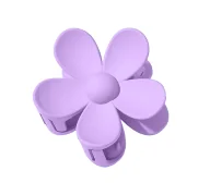 Ozdoby do włosów - ECARLA OZDOBNA SPINKA DO WŁOSÓW W KSZTAŁCIE KWIATU FIOLETOWA SP194 - miniaturka - grafika 1